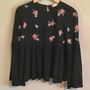 Altar’d State black bell sleeve top